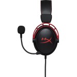 HyperX Cloud Alpha Over Ear Gaming Headset με σύνδεση 3.5mm / 2x3.5mm Κόκκινο