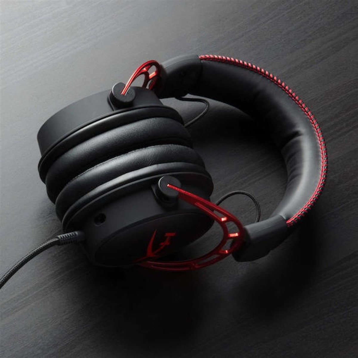 HyperX Cloud Alpha Over Ear Gaming Headset με σύνδεση 3.5mm / 2x3.5mm Κόκκινο