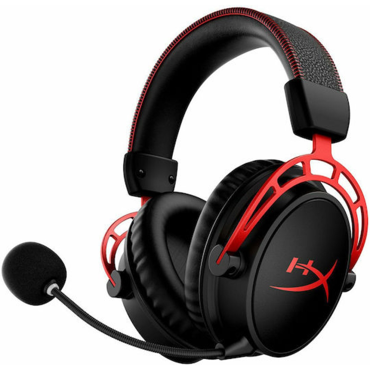 HyperX Cloud Alpha Ασύρματο Over Ear Gaming Headset με σύνδεση USB Black/Red