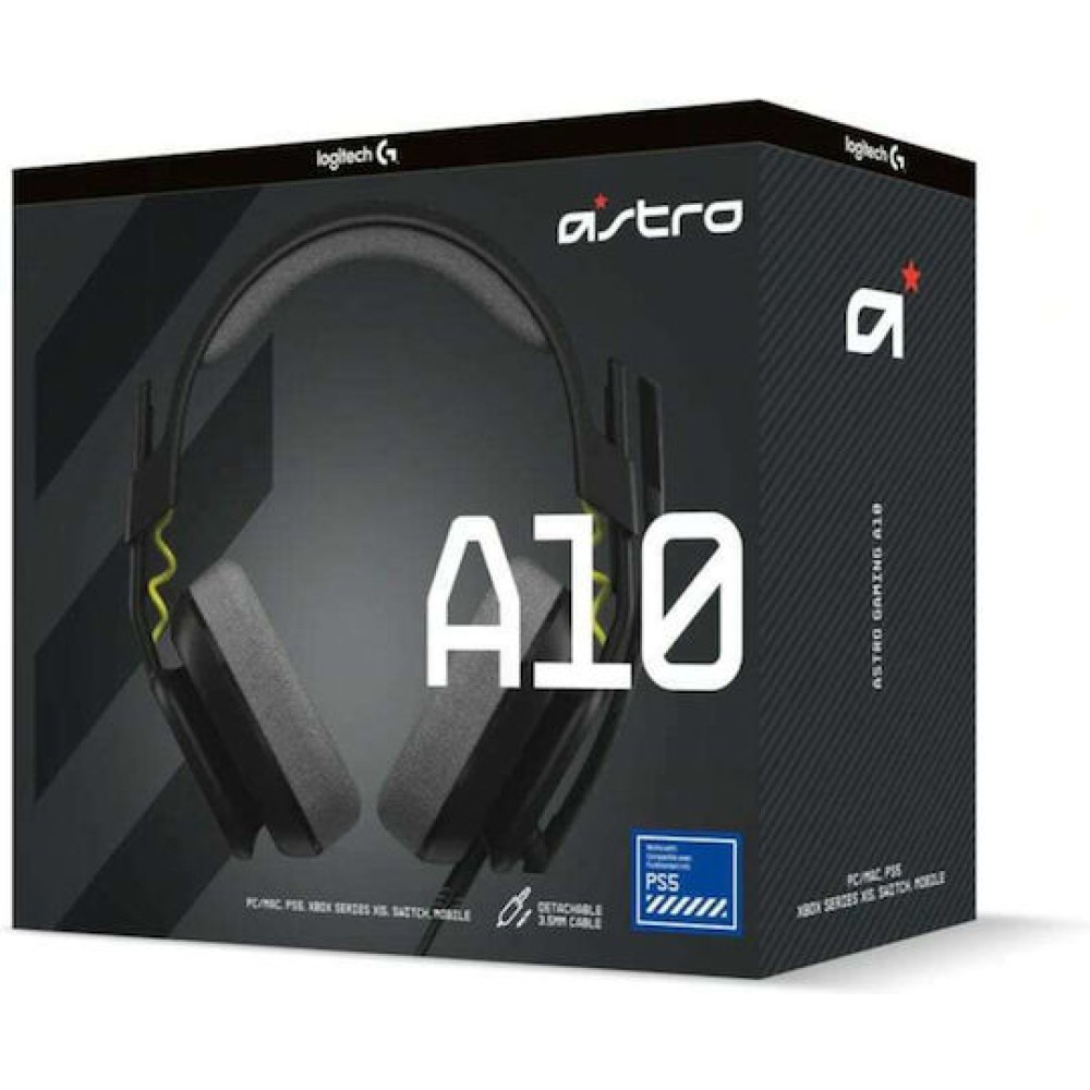 Astro A10 Gen. 2 Over Ear Gaming Headset με σύνδεση 3.5mm