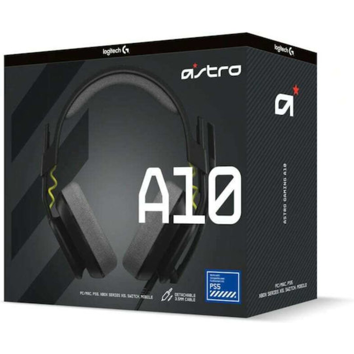 Astro A10 Gen. 2 Over Ear Gaming Headset με σύνδεση 3.5mm