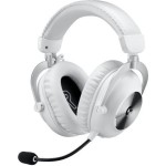 Logitech Pro X 2 Lightspeed Ασύρματα Over Ear Multimedia Ακουστικά με μικρόφωνο και σύνδεση 3.5mm Jack / Bluetooth σε Λευκό χρώμα