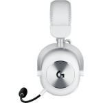 Logitech Pro X 2 Lightspeed Ασύρματα Over Ear Multimedia Ακουστικά με μικρόφωνο και σύνδεση 3.5mm Jack / Bluetooth σε Λευκό χρώμα
