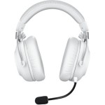 Logitech Pro X 2 Lightspeed Ασύρματα Over Ear Multimedia Ακουστικά με μικρόφωνο και σύνδεση 3.5mm Jack / Bluetooth σε Λευκό χρώμα