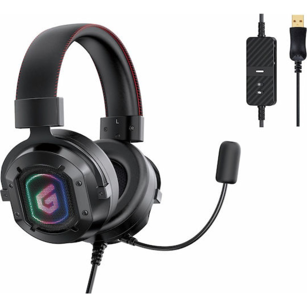 Conceptronic ATHAN02B Over Ear Gaming Headset με σύνδεση USB