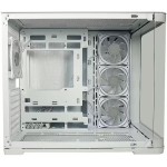 LC-Power Gaming 8001W Pro-Storm Light Midi Tower Κουτί Υπολογιστή με Πλαϊνό Παράθυρο και RGB Φωτισμό Λευκό