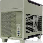 Thermaltake TR100 Mini Tower Κουτί Υπολογιστή Verde Green