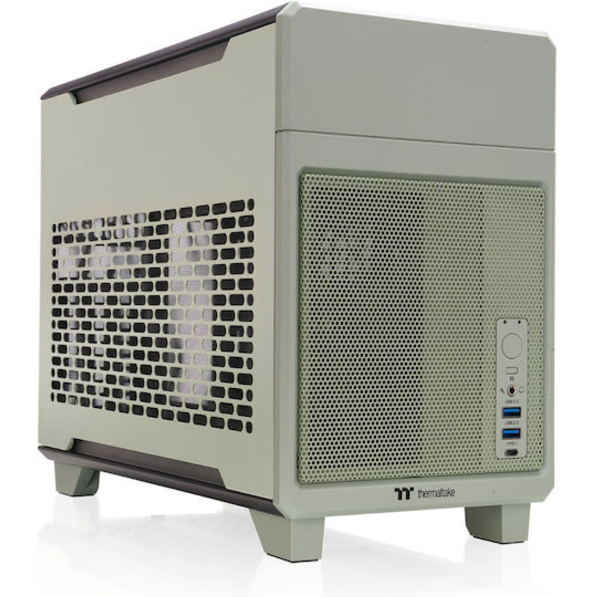 Thermaltake TR100 Mini Tower Κουτί Υπολογιστή Verde Green