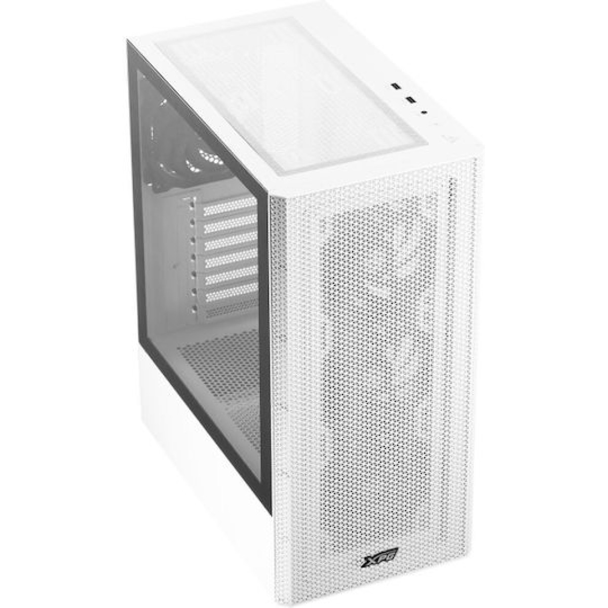 Adata XPG Valor Mesh Gaming Midi Tower Κουτί Υπολογιστή με Πλαϊνό Παράθυρο Λευκό