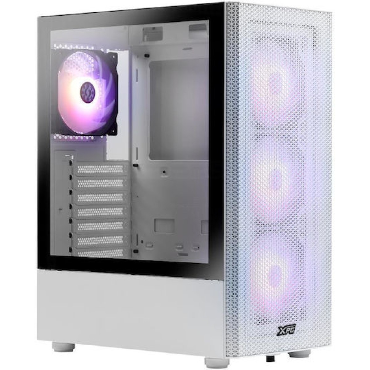 Adata XPG Valor Mesh Gaming Midi Tower Κουτί Υπολογιστή με Πλαϊνό Παράθυρο Λευκό