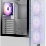 Adata XPG Valor Mesh Gaming Midi Tower Κουτί Υπολογιστή με Πλαϊνό Παράθυρο Λευκό
