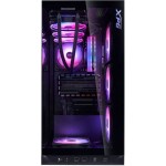Adata Invader X Midi Tower Κουτί Υπολογιστή με Πλαϊνό Παράθυρο Μαύρο
