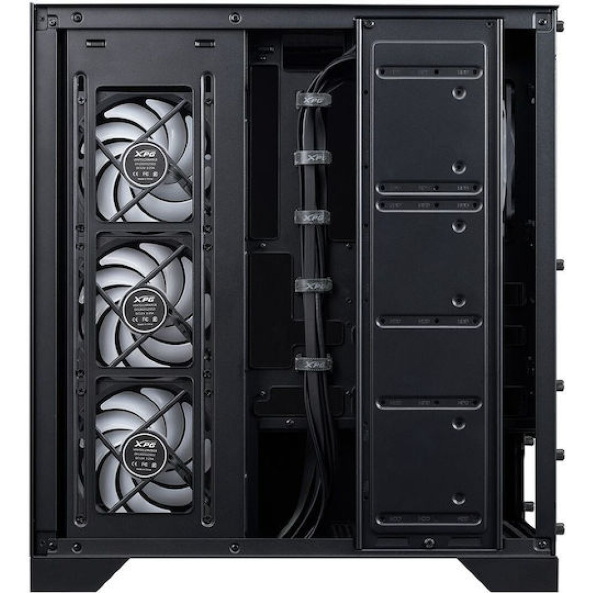 Adata Invader X Midi Tower Κουτί Υπολογιστή με Πλαϊνό Παράθυρο Μαύρο