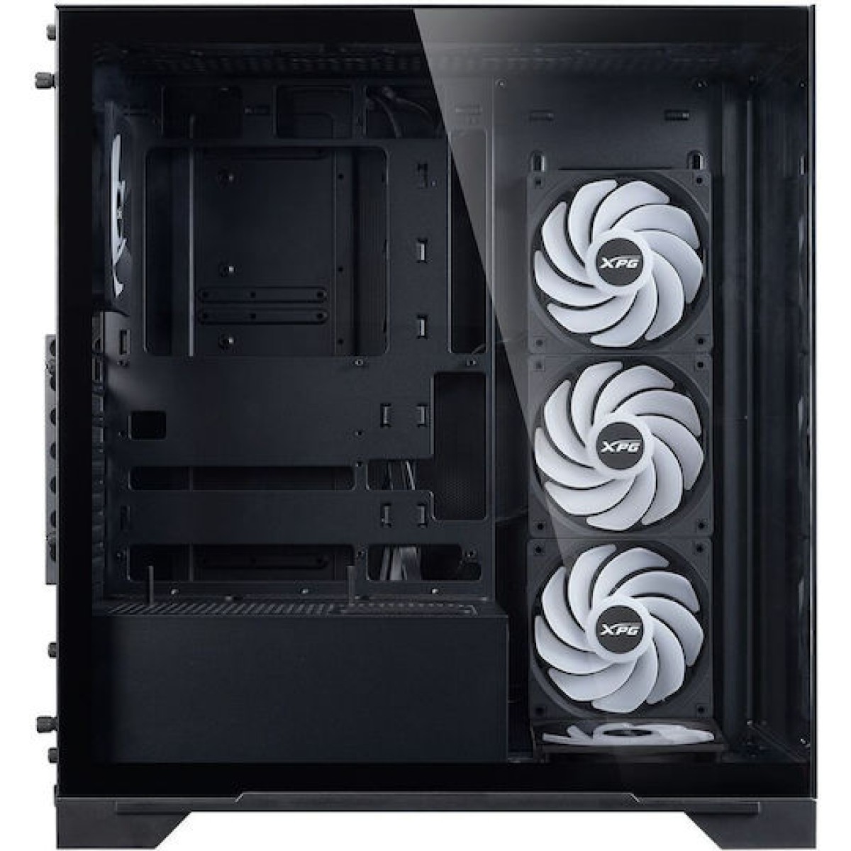 Adata Invader X Midi Tower Κουτί Υπολογιστή με Πλαϊνό Παράθυρο Μαύρο