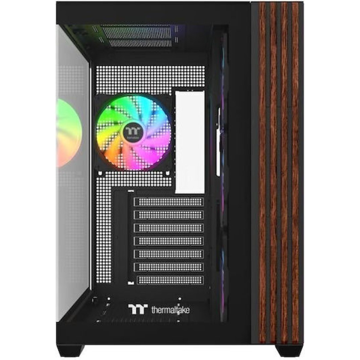 Thermaltake View 380 WS ARGB Gaming Midi Tower Κουτί Υπολογιστή με Πλαϊνό Παράθυρο Μαύρο