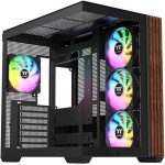 Thermaltake View 380 WS ARGB Gaming Midi Tower Κουτί Υπολογιστή με Πλαϊνό Παράθυρο Μαύρο