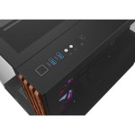 Thermaltake View 380 WS ARGB Gaming Midi Tower Κουτί Υπολογιστή με Πλαϊνό Παράθυρο Μαύρο