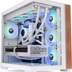 Thermaltake View 380 WS ARGB Gaming Midi Tower Κουτί Υπολογιστή με Πλαϊνό Παράθυρο Snow White