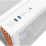 Thermaltake View 380 WS ARGB Gaming Midi Tower Κουτί Υπολογιστή με Πλαϊνό Παράθυρο Snow White