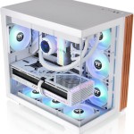 Thermaltake View 380 WS ARGB Gaming Midi Tower Κουτί Υπολογιστή με Πλαϊνό Παράθυρο Snow White
