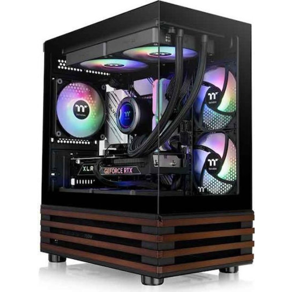 Thermaltake View 170 WS ARGB Mini Tower Κουτί Υπολογιστή με Πλαϊνό Παράθυρο Μαύρο