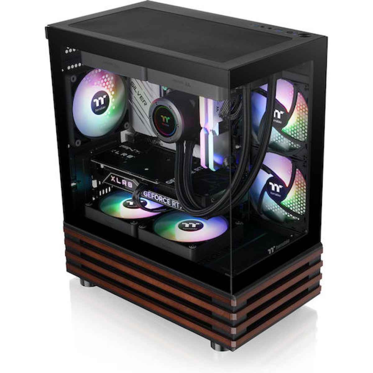 Thermaltake View 170 WS ARGB Mini Tower Κουτί Υπολογιστή με Πλαϊνό Παράθυρο Μαύρο
