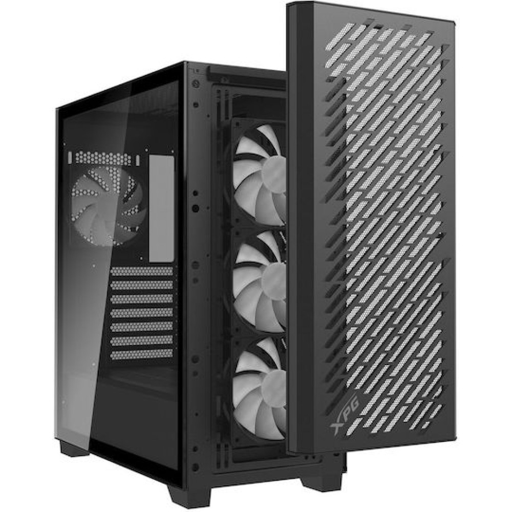 Adata XPG VALOR AIR PRO Midi Tower Κουτί Υπολογιστή με Πλαϊνό Παράθυρο και ARGB Φωτισμό Μαύρο