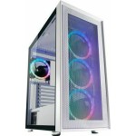 LC-Power Gaming Wanderer X Midi Tower Κουτί Υπολογιστή με Πλαϊνό Παράθυρο και RGB Φωτισμό Λευκό