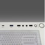 LC-Power Gaming Wanderer X Midi Tower Κουτί Υπολογιστή με Πλαϊνό Παράθυρο και RGB Φωτισμό Λευκό