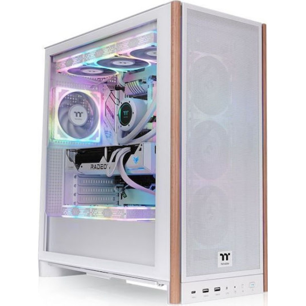 Thermaltake S370 WS Gaming Midi Tower Κουτί Υπολογιστή Λευκό