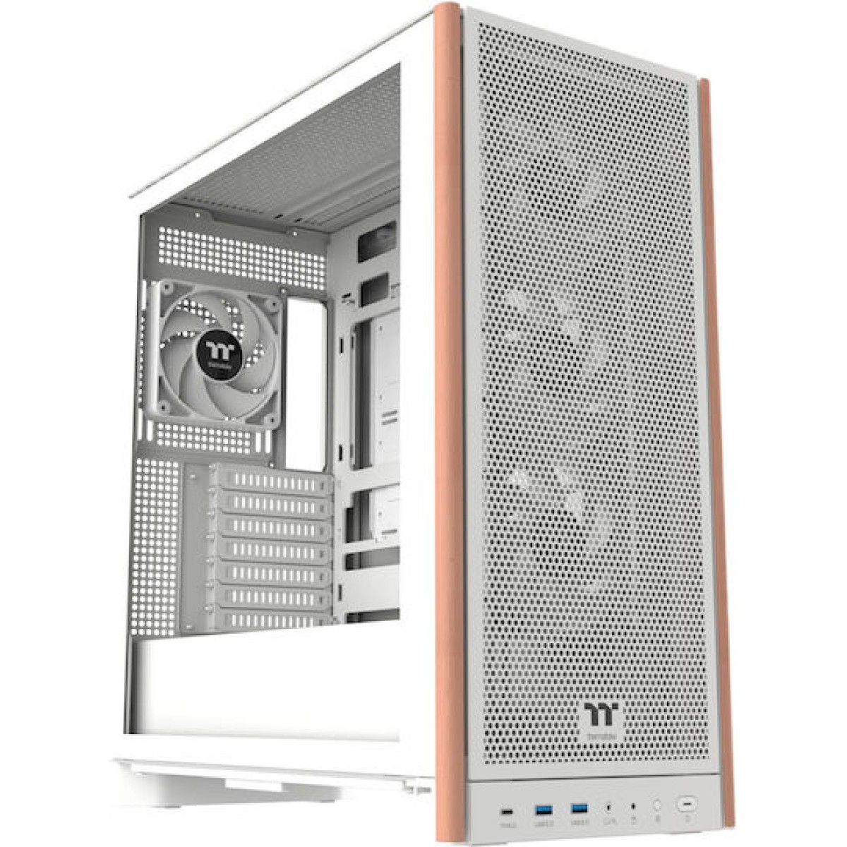 Thermaltake S370 WS Gaming Midi Tower Κουτί Υπολογιστή Λευκό