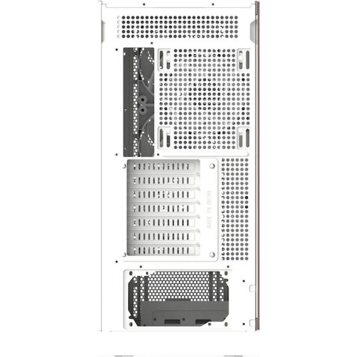 Thermaltake S370 WS Gaming Midi Tower Κουτί Υπολογιστή Λευκό