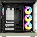 Thermaltake View 380 XL WS ARGB Gaming Midi Tower Κουτί Υπολογιστή με Πλαϊνό Παράθυρο Matcha Green