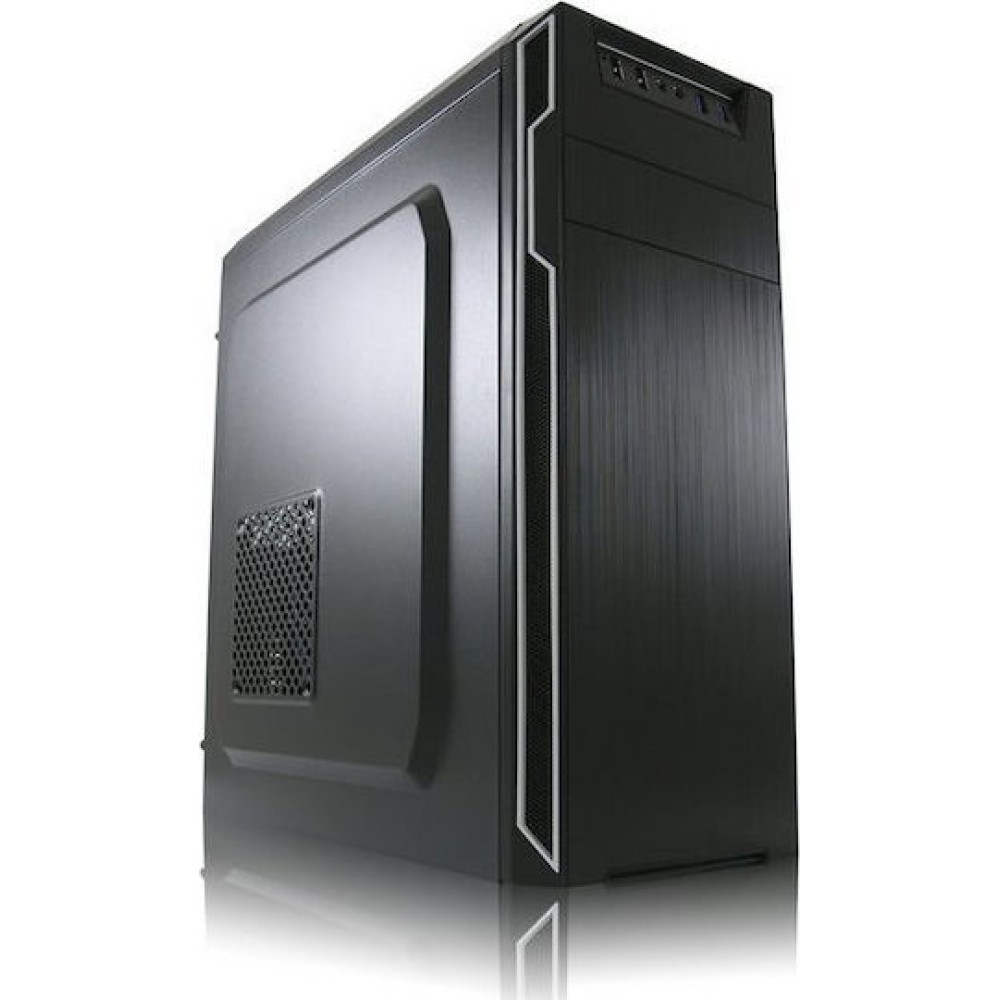 LC-Power 7038B Midi Tower Κουτί Υπολογιστή Μαύρο