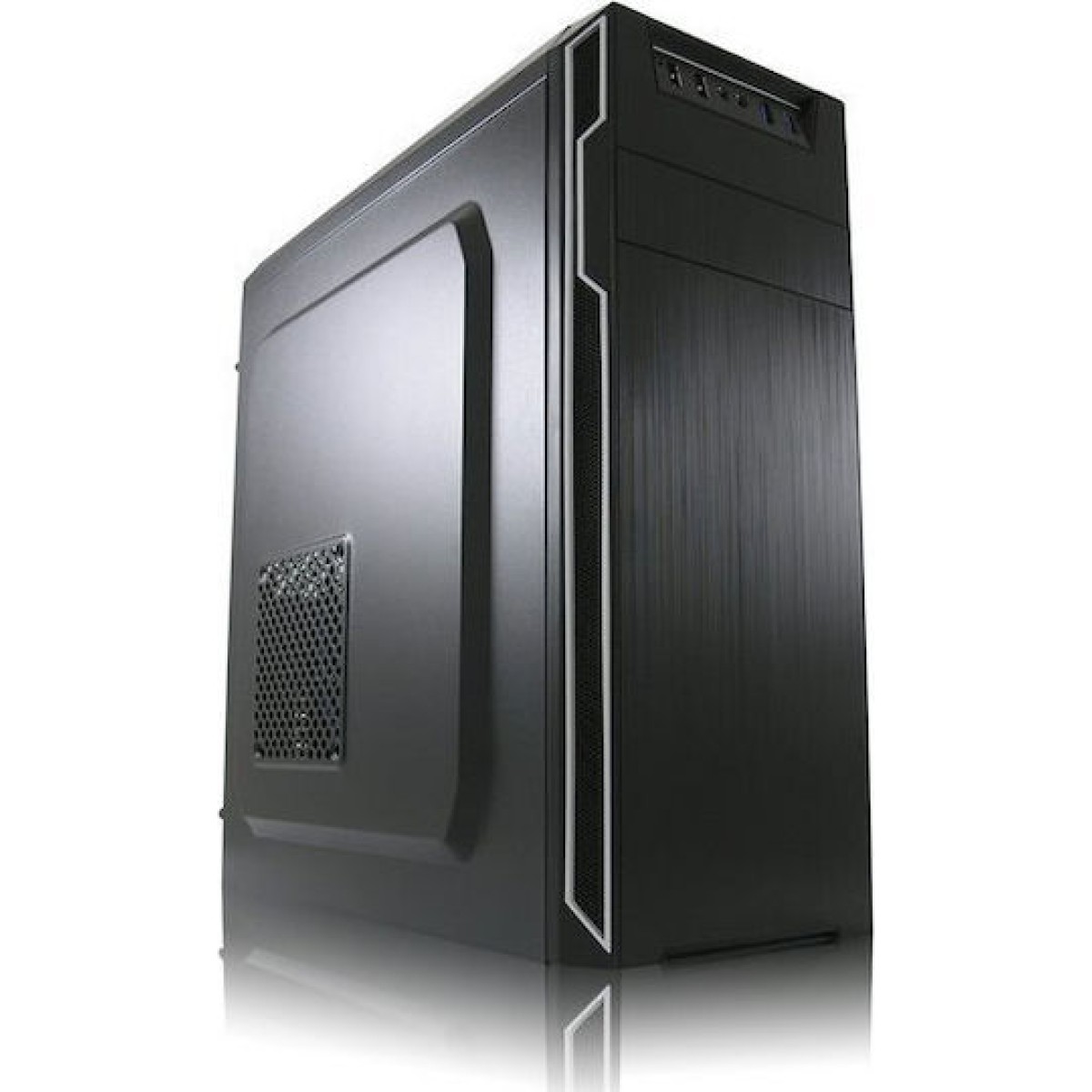 LC-Power 7038B Midi Tower Κουτί Υπολογιστή Μαύρο