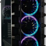 LC-Power Gaming 709B - Solar_System_X Midi Tower Κουτί Υπολογιστή με Πλαϊνό Παράθυρο και RGB Φωτισμό Μαύρο