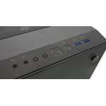 LC-Power Gaming 709B - Solar_System_X Midi Tower Κουτί Υπολογιστή με Πλαϊνό Παράθυρο και RGB Φωτισμό Μαύρο