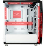 LC-Power Bright Sail X Gaming Midi Tower Κουτί Υπολογιστή με Πλαϊνό Παράθυρο Λευκό