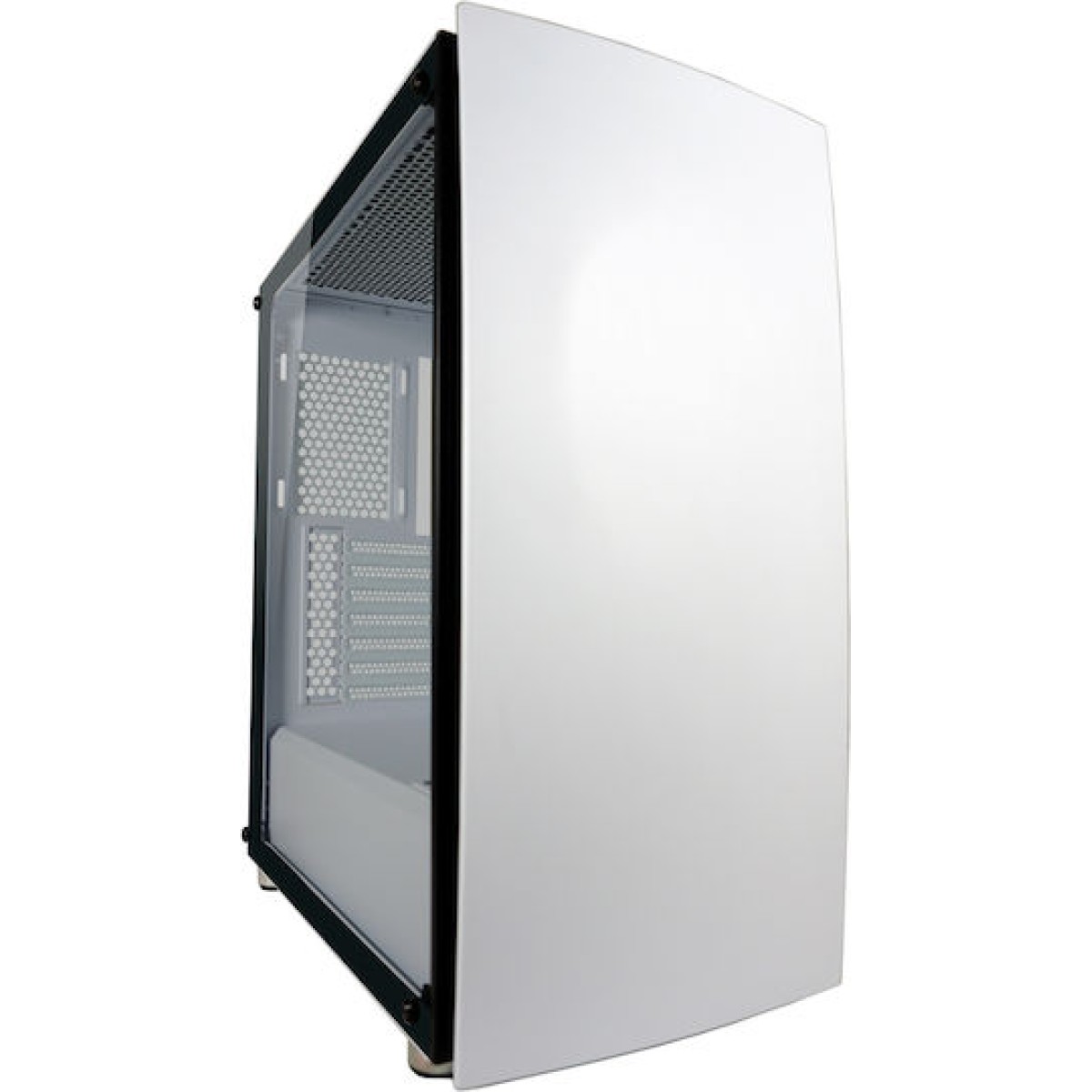 LC-Power Bright Sail X Gaming Midi Tower Κουτί Υπολογιστή με Πλαϊνό Παράθυρο Λευκό