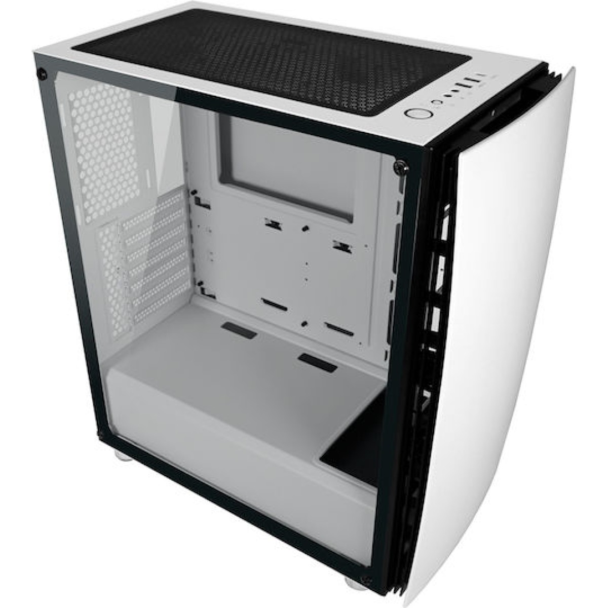 LC-Power Bright Sail X Gaming Midi Tower Κουτί Υπολογιστή με Πλαϊνό Παράθυρο Λευκό