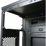 LC-Power 2017MB Micro Tower Κουτί Υπολογιστή Μαύρο