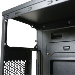 LC-Power 2017MB Micro Tower Κουτί Υπολογιστή Μαύρο