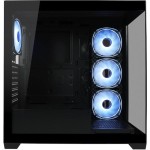LC-Power Seamless_Pale_X Midi Tower Κουτί Υπολογιστή με Πλαϊνό Παράθυρο και RGB Φωτισμό Μαύρο