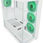 LC-Power Seamless_Pale_X Midi Tower Κουτί Υπολογιστή με Πλαϊνό Παράθυρο και RGB Φωτισμό Λευκό