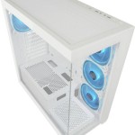 LC-Power Seamless_Pale_X Midi Tower Κουτί Υπολογιστή με Πλαϊνό Παράθυρο και RGB Φωτισμό Λευκό