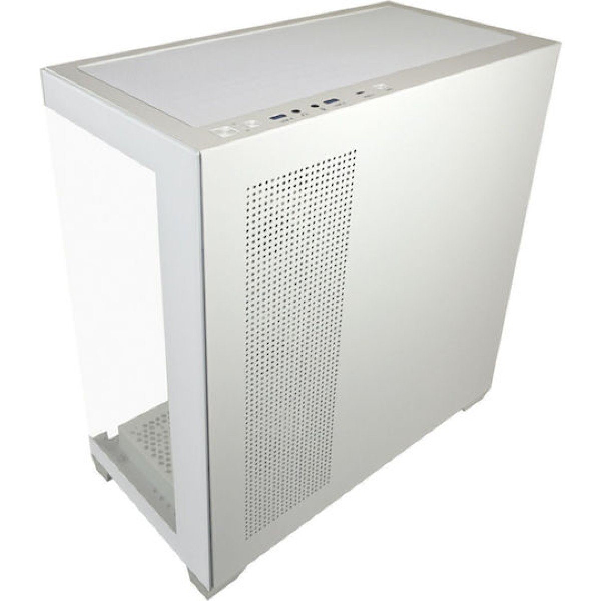 LC-Power Seamless_Pale_X Midi Tower Κουτί Υπολογιστή με Πλαϊνό Παράθυρο και RGB Φωτισμό Λευκό