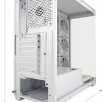 LC-Power Seamless_Pale_X Midi Tower Κουτί Υπολογιστή με Πλαϊνό Παράθυρο και RGB Φωτισμό Λευκό