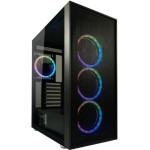 LC-Power Gaming Wanderer X Midi Tower Κουτί Υπολογιστή με Πλαϊνό Παράθυρο και RGB Φωτισμό Μαύρο