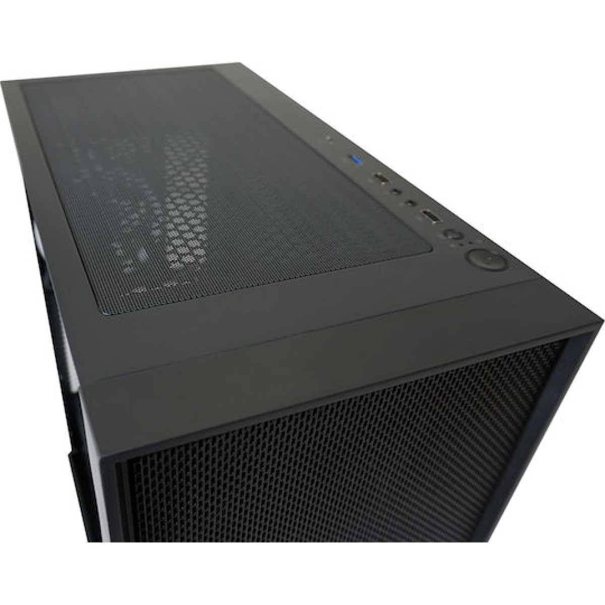 LC-Power Gaming Wanderer X Midi Tower Κουτί Υπολογιστή με Πλαϊνό Παράθυρο και RGB Φωτισμό Μαύρο