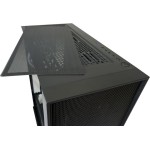 LC-Power Gaming Wanderer X Midi Tower Κουτί Υπολογιστή με Πλαϊνό Παράθυρο και RGB Φωτισμό Μαύρο